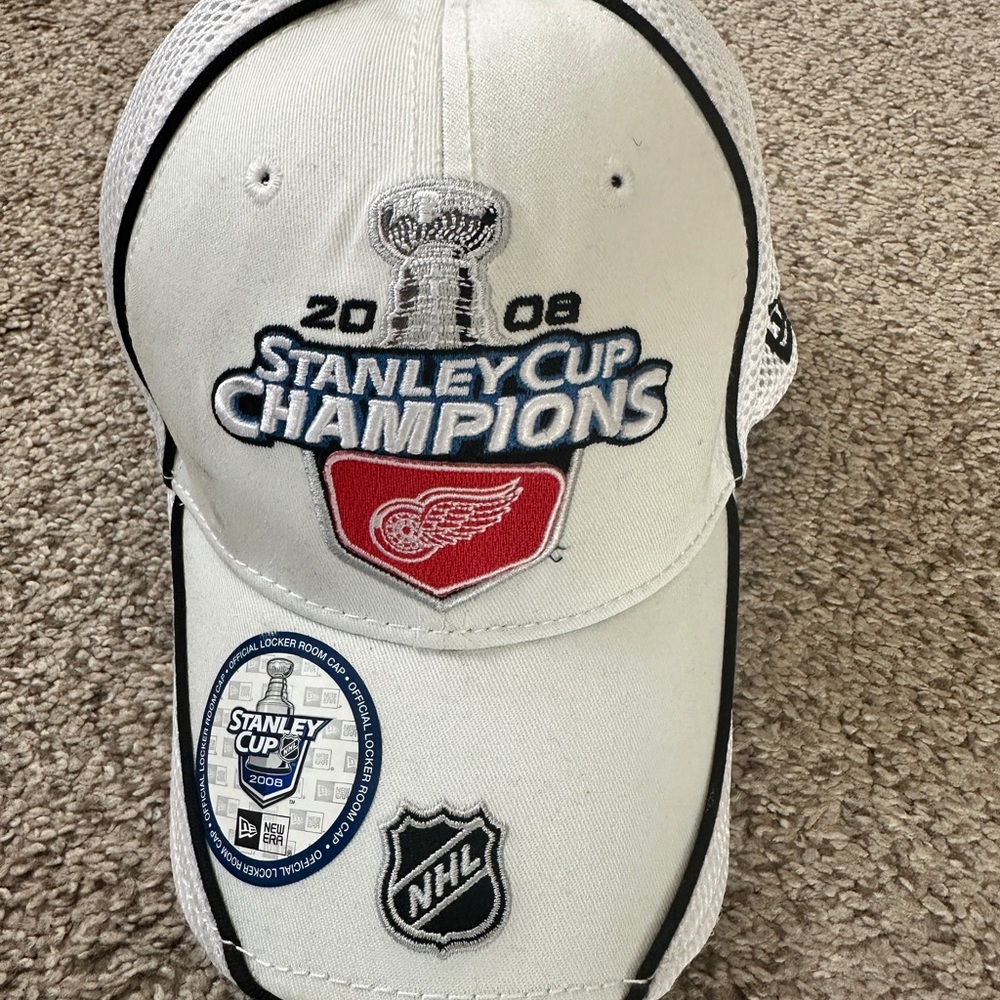 2008 Stanley Cup Champions White Cap